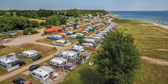 Ostsee-Camping mit Meerblick